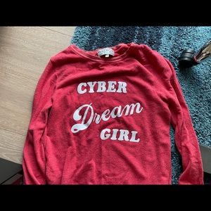 Wildfox cyber dream girl sweatshirt S